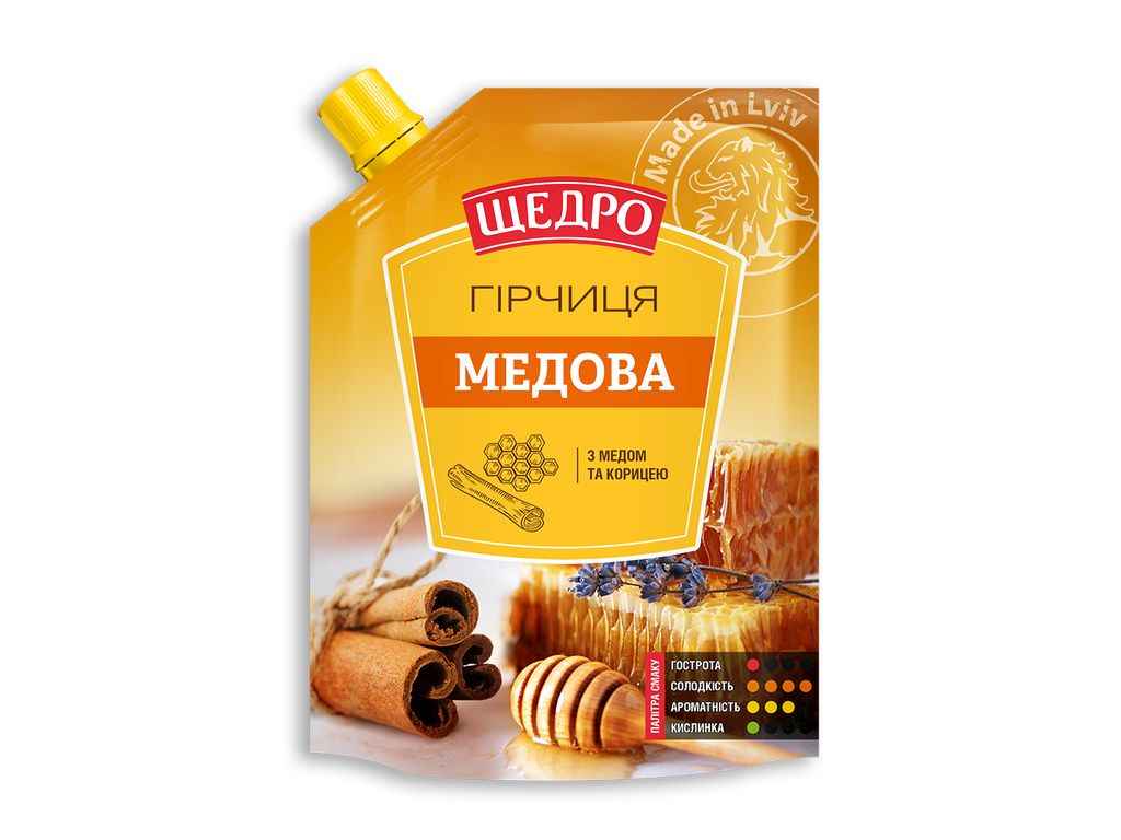 Горчица 120г Медовая д/п ТМЩЕДРО Горчица 120г Медовая д/п ТМЩЕДРО