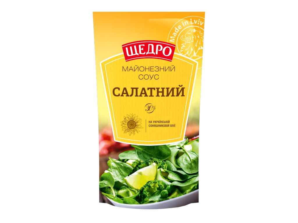 Майонезный соус Салатный 150г 30% д/п ТМЩЕДРО Майонезный соус Салатный 150г 30% д/п ТМЩЕДРО