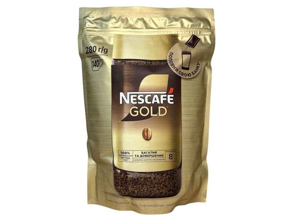 Кофе растворимый Голд мягкая уп. 280г ТМNESCAFE Кофе растворимый Голд мягкая уп. 280г ТМNESCAFE