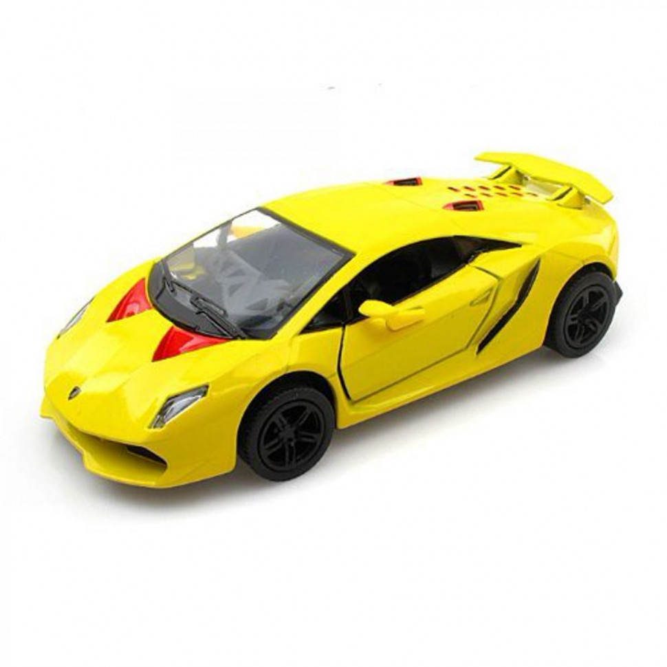 Модель легковая KT5359W LAMBORGHINI SESTO ELEMENTO Желтый Модель легковая KT5359W LAMBORGHINI SESTO ELEMENTO Желтый