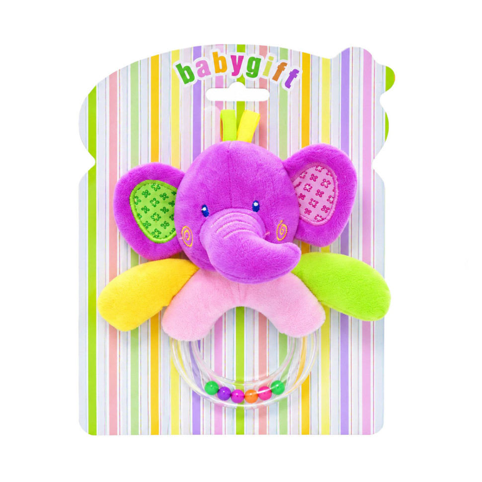 Погремушка мягкая Bambi C20561 Животные Слоник Погремушка мягкая Bambi C20561 Животные Слоник