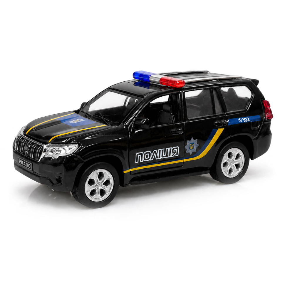 Автомодель дитяча Toyota Prado "Поліція" TechnoDrive KM260416P, масштаб 1:40 Автомодель дитяча Toyota Prado "Поліція" TechnoDrive KM260416P, масштаб 1:40