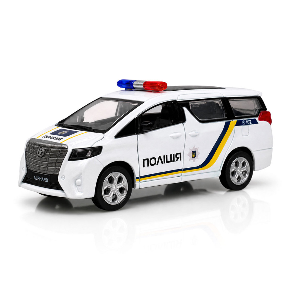 Автомодель дитяча Toyota Alphard "Поліція" TechnoDrive KM260417P, масштаб 1:40 Автомодель дитяча Toyota Alphard "Поліція" TechnoDrive KM260417P, масштаб 1:40