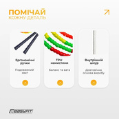 Бисерная скакалка EF-2820-MD, FreeRope, мультиколор 2,7 м. Изображение №5 Бисерная скакалка EF-2820-MD, FreeRope, мультиколор 2,7 м. Изображение №5