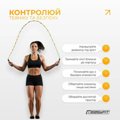 Бисерная скакалка EF-2820-MD, FreeRope, мультиколор 2,7 м. Изображение №7 Бисерная скакалка EF-2820-MD, FreeRope, мультиколор 2,7 м. Изображение №7