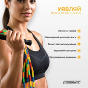Бисерная скакалка EF-2820-MD, FreeRope, мультиколор 2,7 м. Изображение №8 Бисерная скакалка EF-2820-MD, FreeRope, мультиколор 2,7 м. Изображение №8