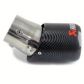 Насадка глушника Ø 63*89мм L-170мм карбонова/вигнута Akrapovic 9503. Зображення №2