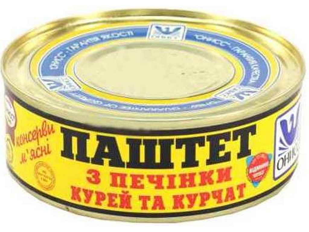 Паштет З печінки курей та курчат 240г ТМОНИСС Паштет З печінки курей та курчат 240г ТМОНИСС