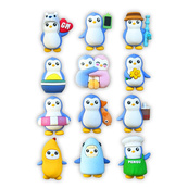 Фігурка-сюрприз "Пригоди пінгвіна Пакса" серії "Pudgy Penguins" PG006, 13 видів в асортименті. Зображення №2