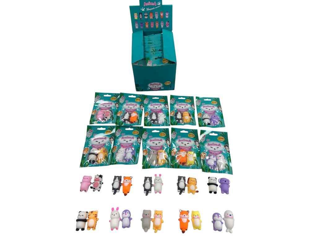 Сквіш колекційний у наборі mochі squishy Солодка парочка SK25002 ТМ MONSTERGUM Сквіш колекційний у наборі mochі squishy Солодка парочка SK25002 ТМ MONSTERGUM