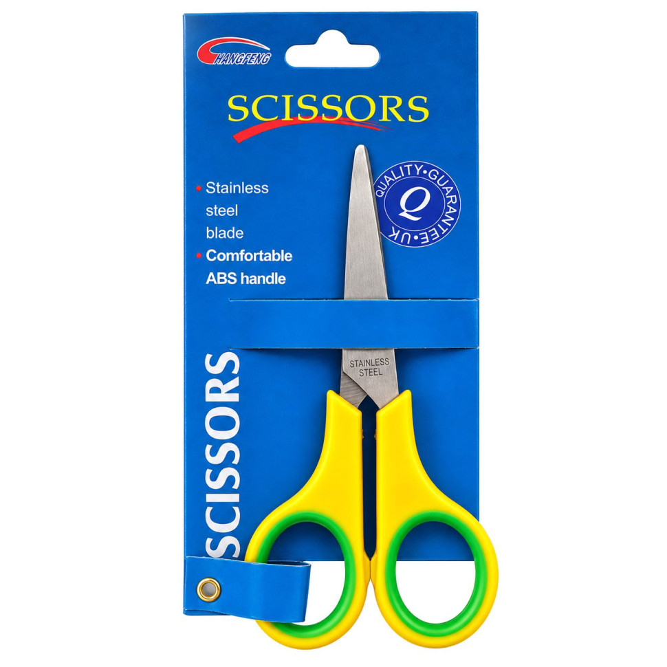 Канцелярские ножницы №5 Scissors "C" 89466, 14 см Жёлтый Канцелярские ножницы №5 Scissors "C" 89466, 14 см Жёлтый