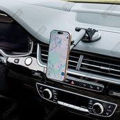 Автодержатель для телефона магнитный "ELEGANT" 150 010 (шир.100-150мм) на присоске, телескопический, магн. Изображение №3 Автодержатель для телефона магнитный "ELEGANT" 150 010 (шир.100-150мм) на присоске, телескопический, магн. Изображение №3