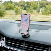 Автотримач для телефону ELEGANT 150 012 на присосці,складний, магнітний(сумісний з MagSafe (50шт/ящ). Зображення №3 Автотримач для телефону ELEGANT 150 012 на присосці,складний, магнітний(сумісний з MagSafe (50шт/ящ). Зображення №3