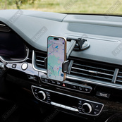 Автодержатель для телефона зажим "ELEGANT" 150 011 (шир.58-98мм) на присоске, телескопический (50шт/ящ. Изображение №3 Автодержатель для телефона зажим "ELEGANT" 150 011 (шир.58-98мм) на присоске, телескопический (50шт/ящ. Изображение №3