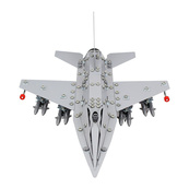 Дитячий металевий конструктор "Винищувач F16" 9598TXK 430 деталей. Зображення №2
