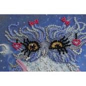 Набір для вишивання бісером "Сова з будильником" AM-102 15х15 см. Зображення №2