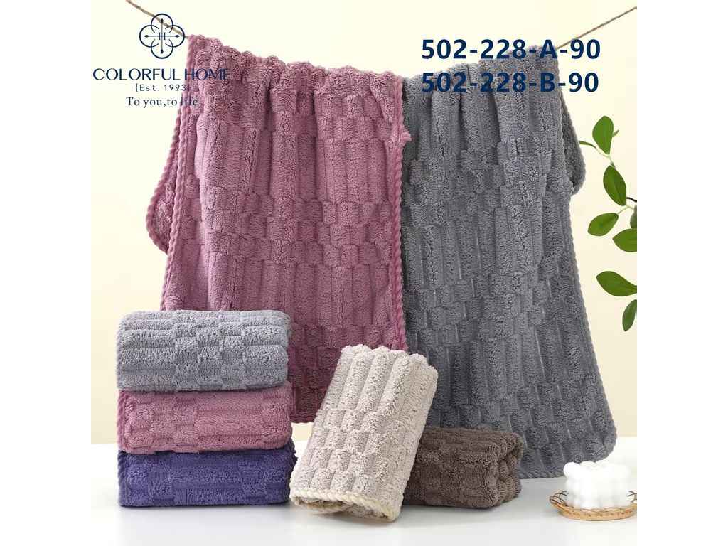 Полотенце 50*90 микрофибра арт.502-228В ТМ COLORFULHOME Полотенце 50*90 микрофибра арт.502-228В ТМ COLORFULHOME