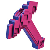 Игрушка Меч №3 SW3-3, 3D-принт, двухцветный, длина лезвия 22 см. Изображение №2