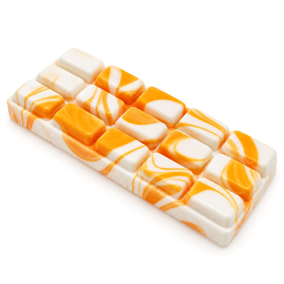 Дитячий сквіш-антистрес Шоколад мармуровий SQCHOKO-113-Orange розмір 15,7х7х1,7 см Дитячий сквіш-антистрес Шоколад мармуровий SQCHOKO-113-Orange розмір 15,7х7х1,7 см