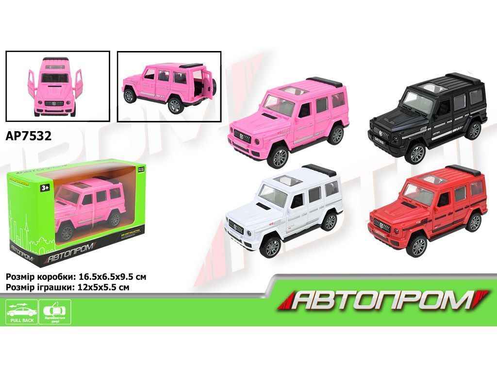 Машина арт.AP7532 4 цвета ТМ АВТОПРОМ Машина арт.AP7532 4 цвета ТМ АВТОПРОМ