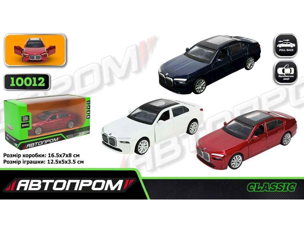 Машина металл арт.10012,5 inch, 3 цвета, откр.двери ТМ АВТОПРОМ Машина металл арт.10012,5 inch, 3 цвета, откр.двери ТМ АВТОПРОМ