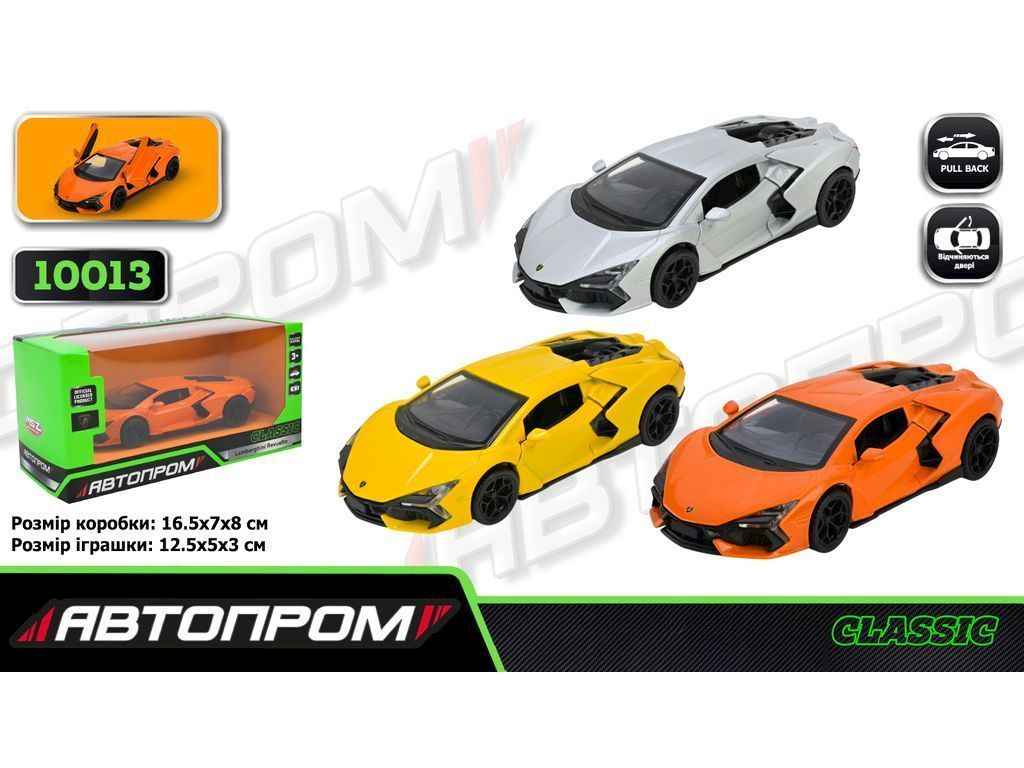 Машина метал арт.10013,5 inch, 3 кольори, відкр.двері ТМ АВТОПРОМ Машина метал арт.10013,5 inch, 3 кольори, відкр.двері ТМ АВТОПРОМ