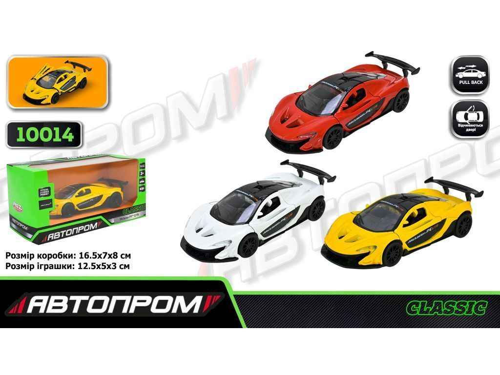 Машина метал арт.10014,5 inch, 3 кольори, відкр.двері ТМ АВТОПРОМ Машина метал арт.10014,5 inch, 3 кольори, відкр.двері ТМ АВТОПРОМ