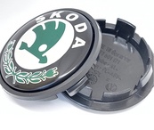 Ковпачки на титани "Skoda" (65/56мм) Старого зразка 3B7601171. Зображення №2