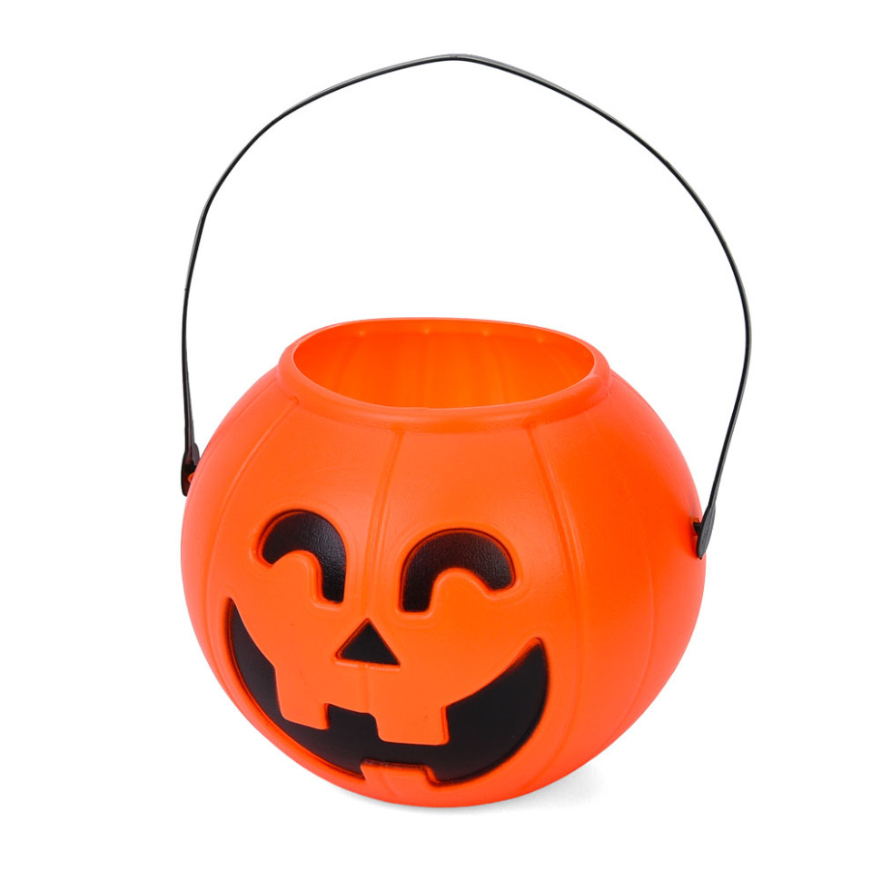 Аксесуар для свята Кошик-гарбуз Halloween MK 5749-2 у пакеті 13,5х17х17 см Аксесуар для свята Кошик-гарбуз Halloween MK 5749-2 у пакеті 13,5х17х17 см