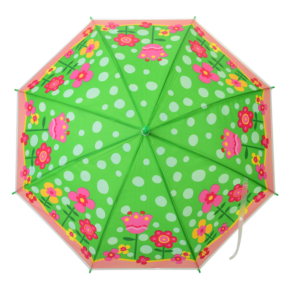 Детский зонт "Цветы" MK 5887(Green) длина 66 см, трость 60,5 см, диаметр 84 см, спица 48,5 см Детский зонт "Цветы" MK 5887(Green) длина 66 см, трость 60,5 см, диаметр 84 см, спица 48,5 см