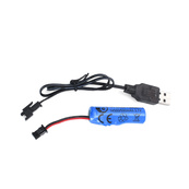 Трактор на радіокеруванні CR1922(Blue) акумулятор, USB зарядне, 20 см. Зображення №4