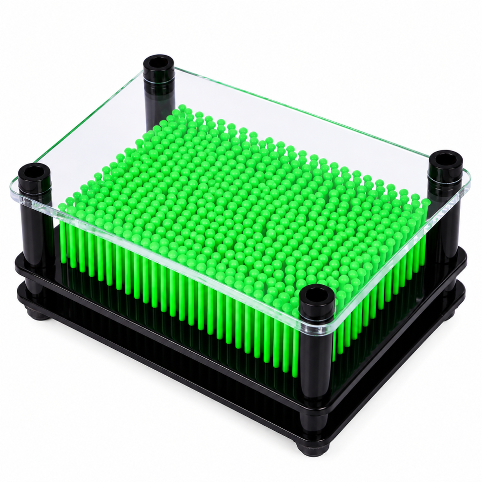 Об'ємна панель-антистрес з рухомими елементами "3D Пін Арт" MK 5967(Green) зелений Об'ємна панель-антистрес з рухомими елементами "3D Пін Арт" MK 5967(Green) зелений