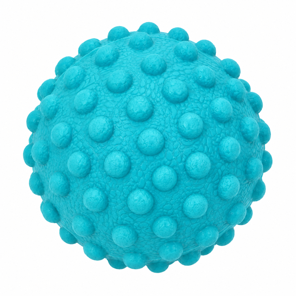 Мяч массажный для йоги и фитнеса MS 4191(Turquoise) текстурный, TPR, 5 см, 65 г Мяч массажный для йоги и фитнеса MS 4191(Turquoise) текстурный, TPR, 5 см, 65 г