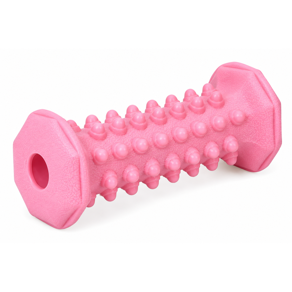 Массажный ролик для рук и ног MS 4813(Pink) TPR, розовый Массажный ролик для рук и ног MS 4813(Pink) TPR, розовый
