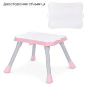 Стульчик для кормления 3 в 1 M 5672-8 розовый. Изображение №4 Стульчик для кормления 3 в 1 M 5672-8 розовый. Изображение №4