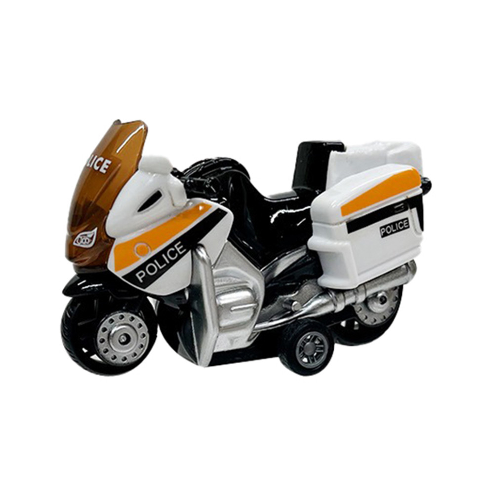 Мотоцикл дитячий "Police" AP7442 масштаб 1:64 з безпечних матеріалів Білий Мотоцикл дитячий "Police" AP7442 масштаб 1:64 з безпечних матеріалів Білий