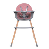 Стульчик для кормления ME 1111 LUMI Pink экокожа. Изображение №2 Стульчик для кормления ME 1111 LUMI Pink экокожа. Изображение №2