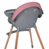 Стульчик для кормления ME 1111 LUMI Pink экокожа. Изображение №7 Стульчик для кормления ME 1111 LUMI Pink экокожа. Изображение №7