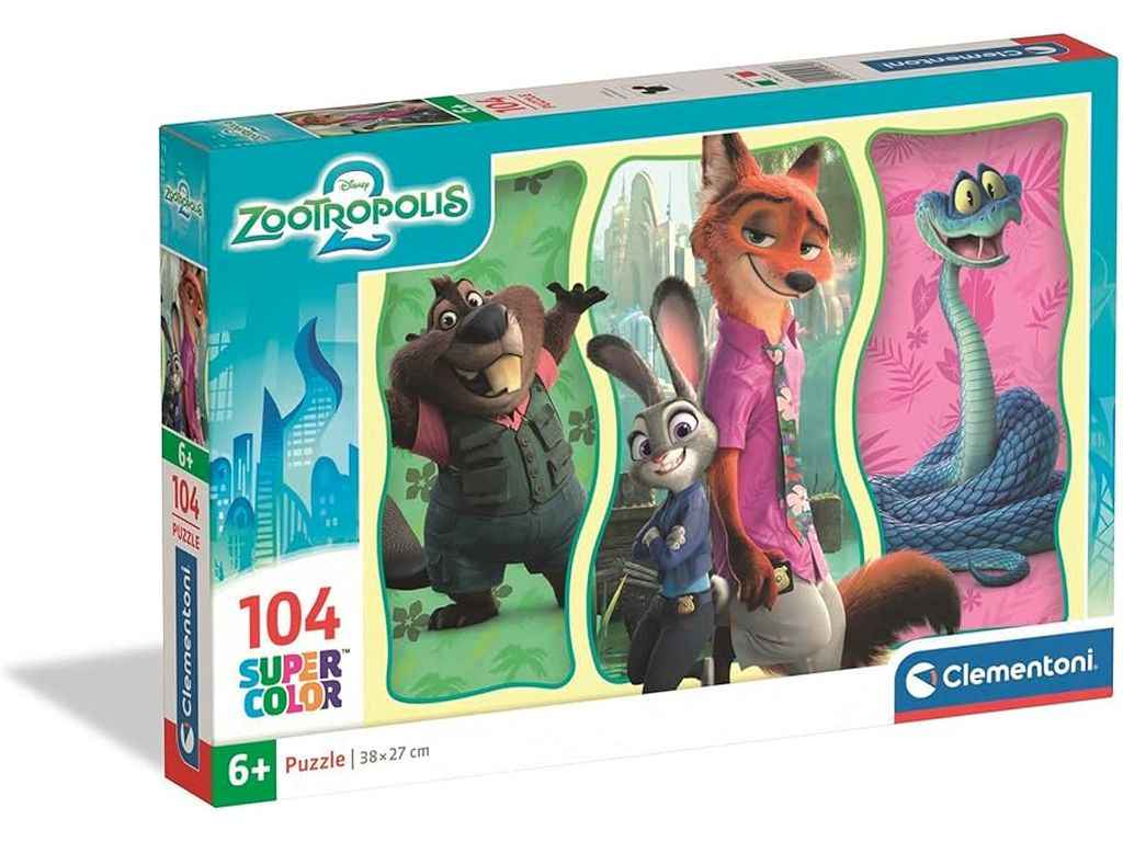 Пазли 104ел. Зоотрополіс Disney ТМ Clementoni Пазли 104ел. Зоотрополіс Disney ТМ Clementoni