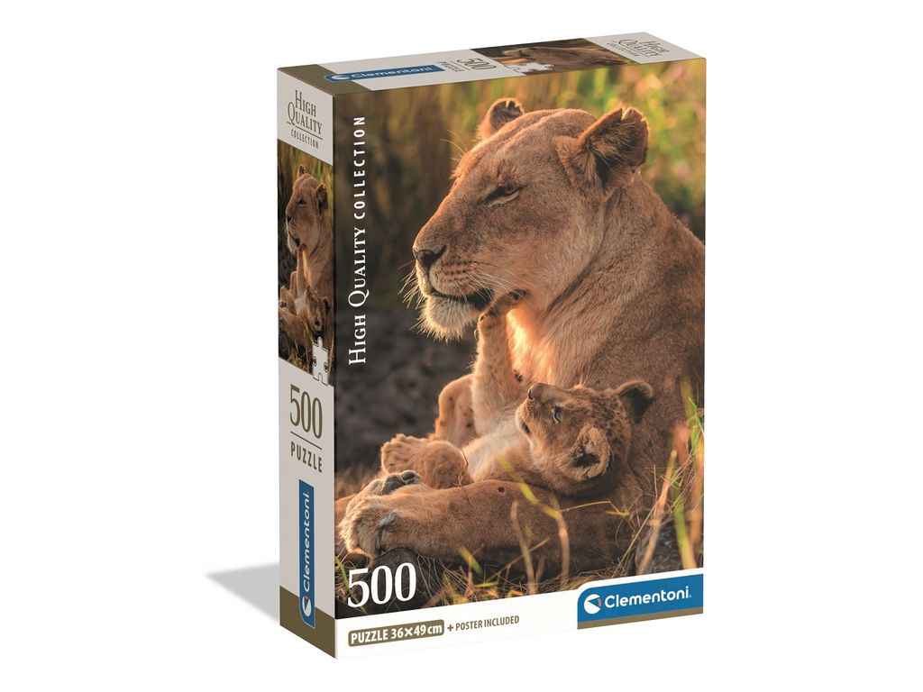 Пазлы 500 эл. Мамина львиная любовь ТМ Clementoni Пазлы 500 эл. Мамина львиная любовь ТМ Clementoni