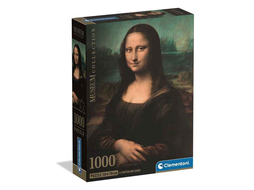 Пазли 1000 ел. Музейна колекція Леонардо да Вінчі Мона Ліза ТМ Clementoni Пазли 1000 ел. Музейна колекція Леонардо да Вінчі Мона Ліза ТМ Clementoni