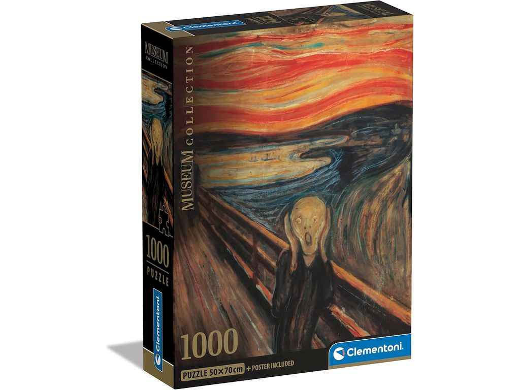 Пазли 1000ел. Музейна колекція Мунк Крик ТМ Clementoni Пазли 1000ел. Музейна колекція Мунк Крик ТМ Clementoni