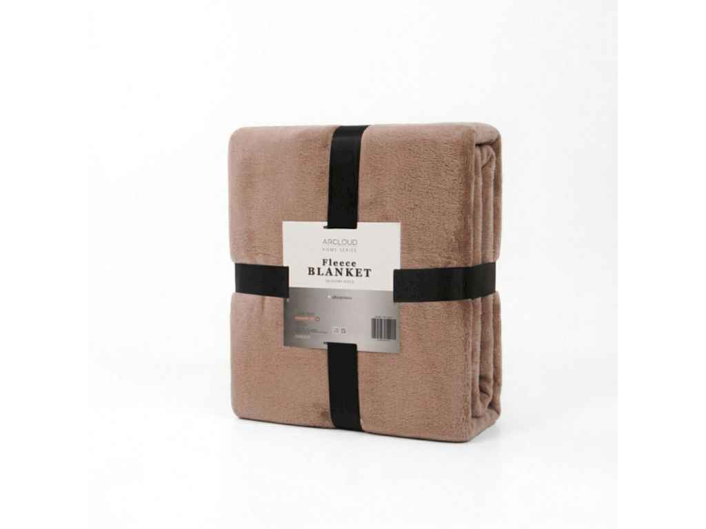 Плед 180*200 велсофт BLANKET BROWN ТМ ARCLOUD Плед 180*200 велсофт BLANKET BROWN ТМ ARCLOUD