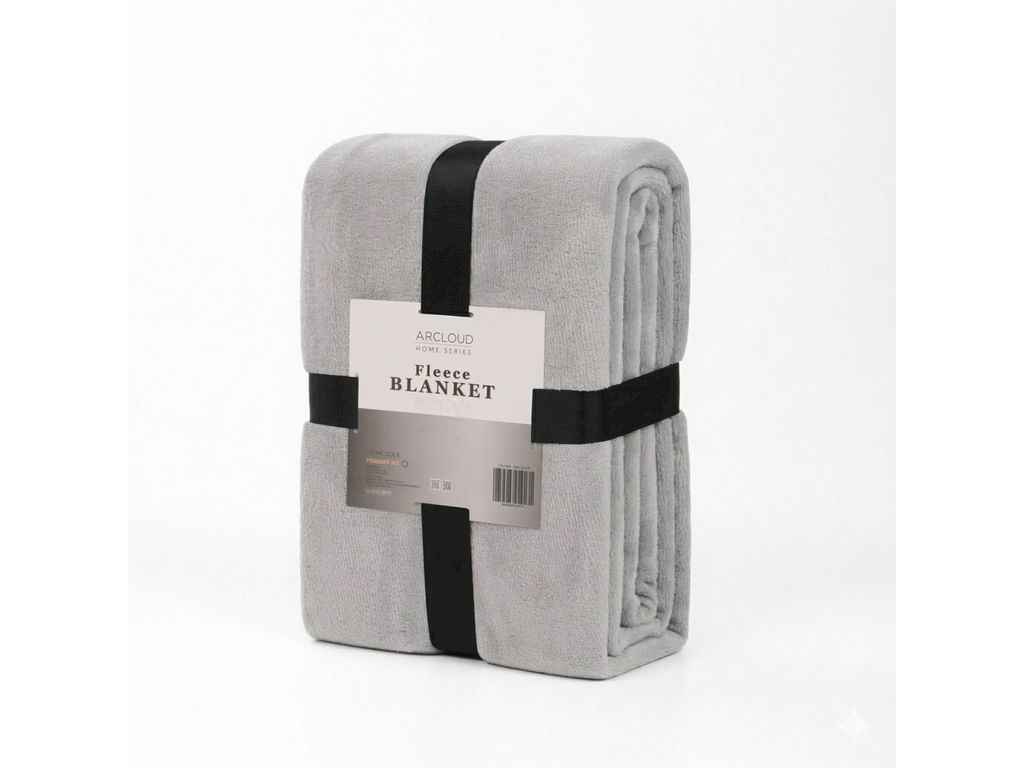 Плед 200*220 велсофт BLANKET SILVER ТМ ARCLOUD Плед 200*220 велсофт BLANKET SILVER ТМ ARCLOUD
