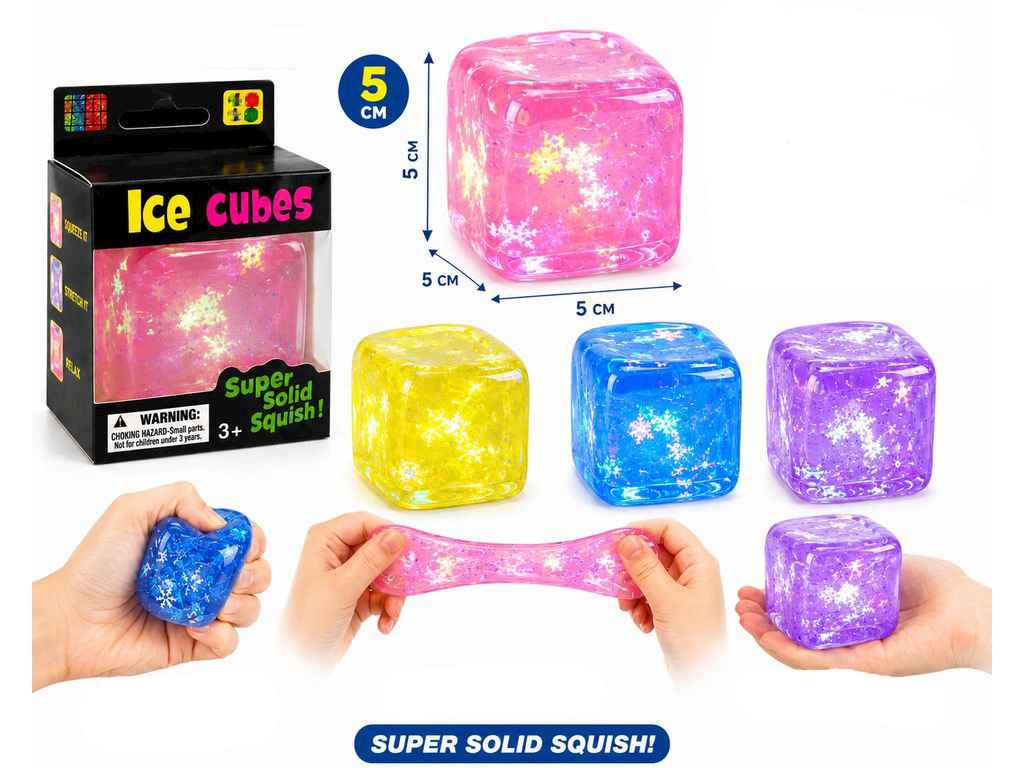 Антистресс-сквиш Ice glitter 5*5см SD39073 ТМ КИТАЙ Антистресс-сквиш Ice glitter 5*5см SD39073 ТМ КИТАЙ