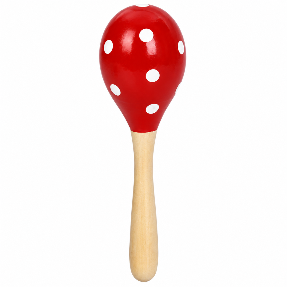 Дерев'яна дитяча іграшка "Маракас" MD 0029(Red) 20х6х6 см Дерев'яна дитяча іграшка "Маракас" MD 0029(Red) 20х6х6 см