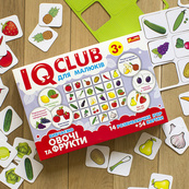 Навчальні пазли. Вивчаємо овочі і фрукти. Iq-club для малюків (у) 13203004. Зображення №3