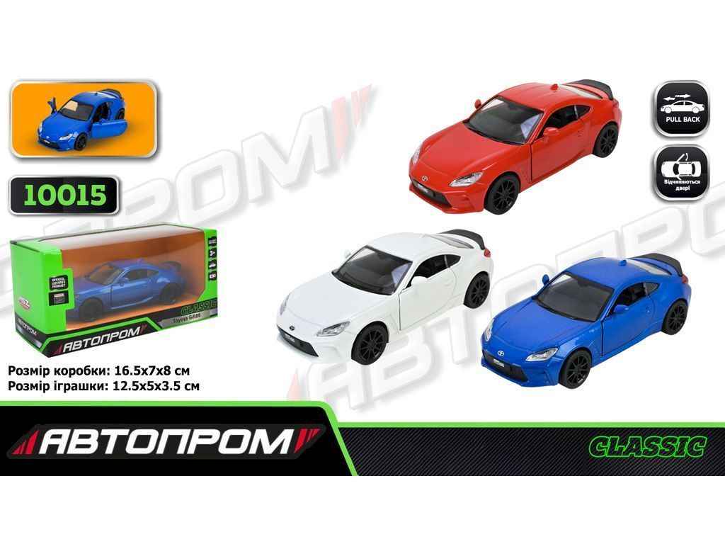 Машина метал арт.10015,5 inch, 3 кольори, відкр.двері ТМ АВТОПРОМ Машина метал арт.10015,5 inch, 3 кольори, відкр.двері ТМ АВТОПРОМ