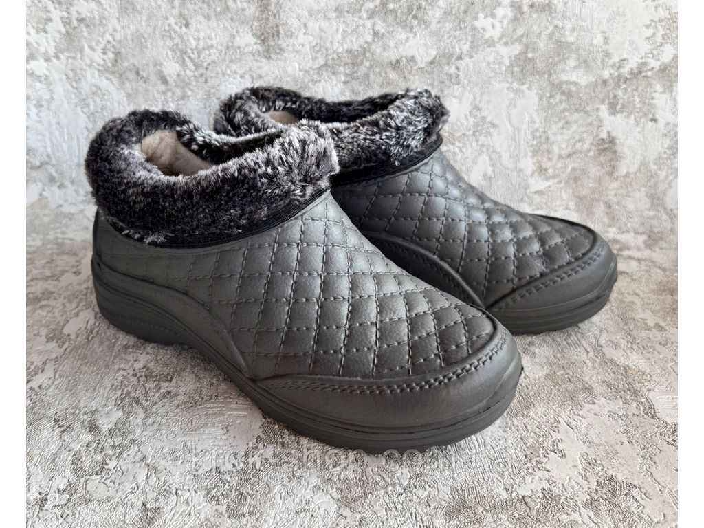 Калоші жін. на хутрі арт.Б-03 12пар/уп сірий р.37-42 ТМКРОК Калоші жін. на хутрі арт.Б-03 12пар/уп сірий р.37-42 ТМКРОК
