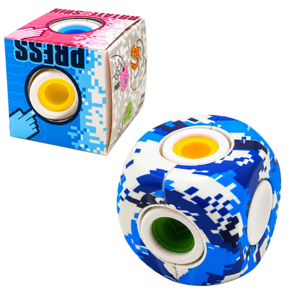 Антистресс кубик-спиннер "MAGIC GYRO CUBE" LK2203-1 Антистресс кубик-спиннер "MAGIC GYRO CUBE" LK2203-1